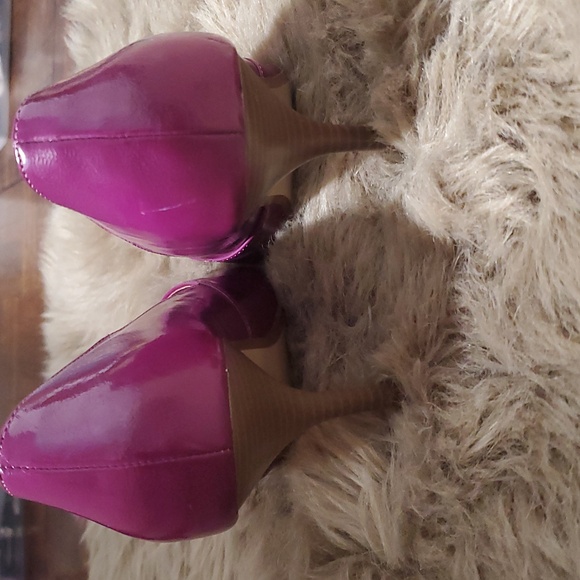 SPRING Light Purple Leather-Like Patent Heels- Size Euro 38 - Picture 13 of 16